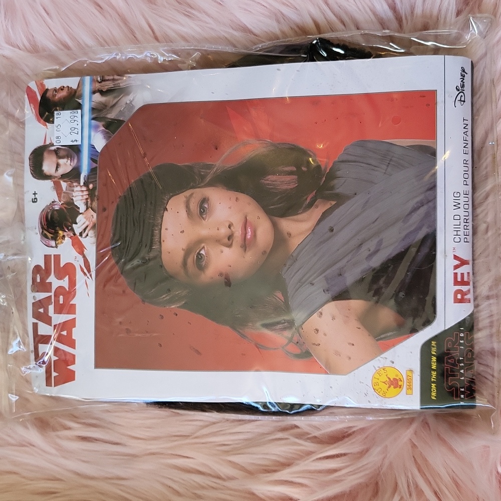 Brand New STAR WARS REY CHILD HALLOWEEN WIG